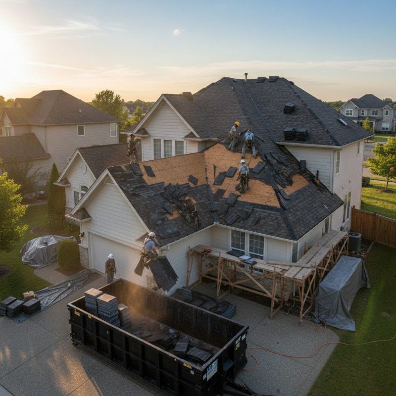 Damaged Roof Replacement in Boston, MA